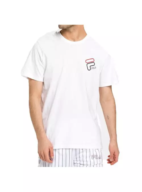 Fila Męski T-shirt Janto Graphic Tee M Biały | Oficjalny sklep | Monotox