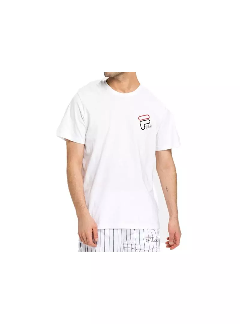Fila Męski T-shirt Janto Graphic Tee M Biały | Oficjalny sklep | Monotox