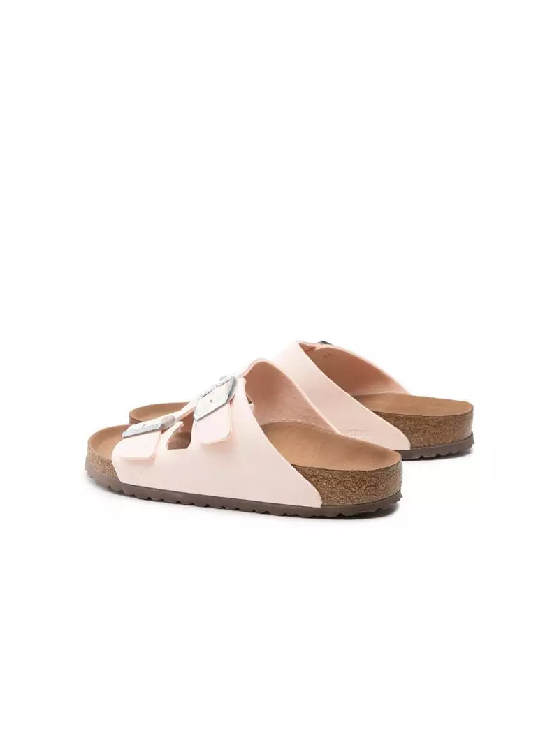 Birkenstock Damskie Klapki Arizona BFBC Narrow Komfortowe - Różowe