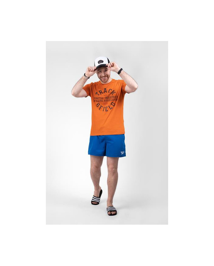 Monotox Męski T-shirt Track&field Pomarańczowy | Oficjalny sklep | Monotox