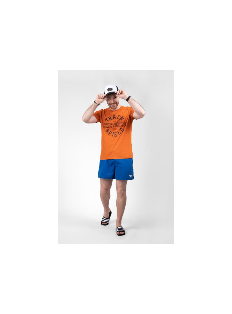 Monotox Męski T-shirt Track&field Pomarańczowy | Oficjalny sklep | Monotox