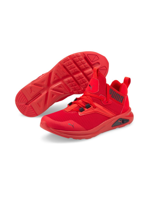 Puma Junior Sneakersy Enzo 2 Refresh Sportowe - Czerwone