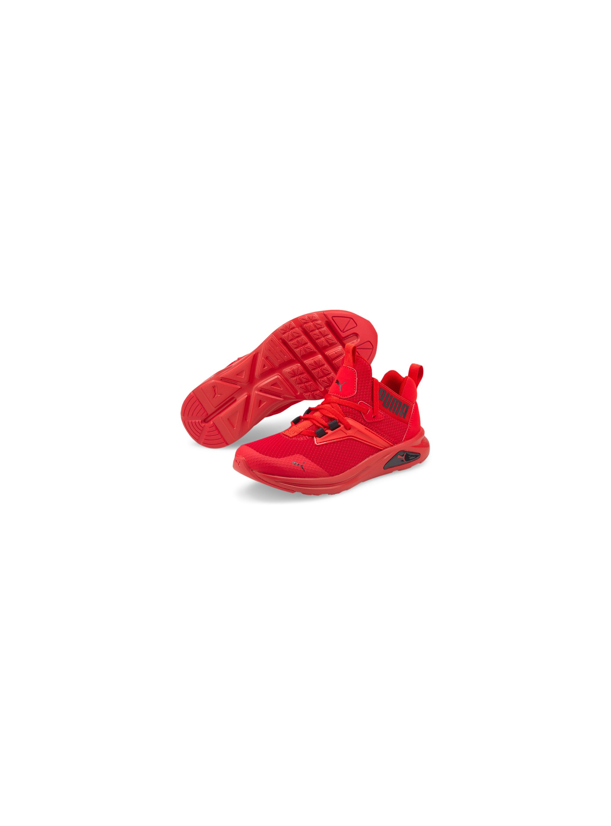 Puma Junior Sneakersy Enzo 2 Refresh Sportowe - Czerwone