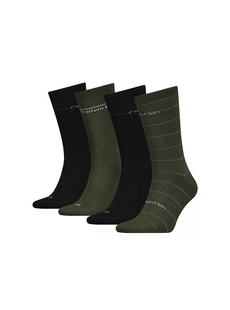 Calvin Klein CK MEN SOCK 4P STRIPE 701219835003