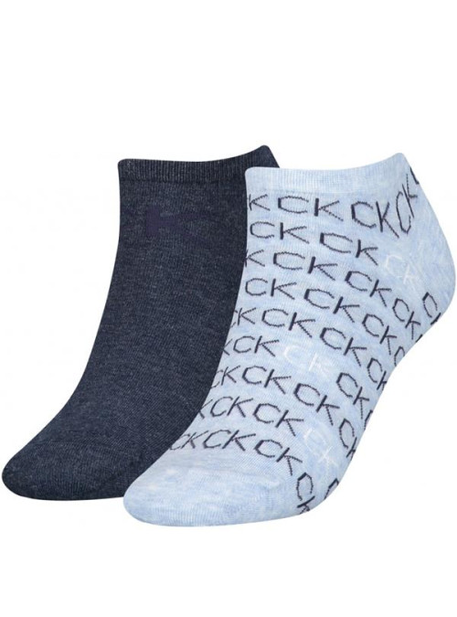 Calvin Klein CK WOMEN SNEAKER 2P ALL OVER L 701218779004