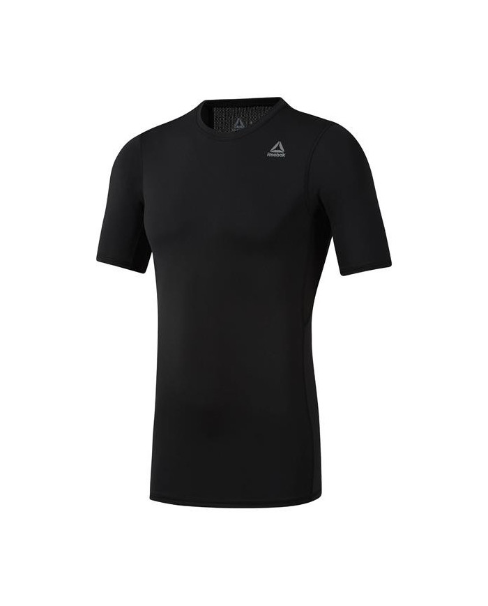 Reebok Męski T-shirt Wor Sl Ss Sld Comp Czarny | Oficjalny sklep | Monotox