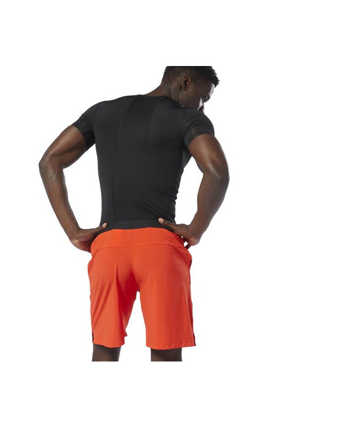 Reebok Męski T-shirt Wor Sl Ss Sld Comp Czarny | Oficjalny sklep | Monotox