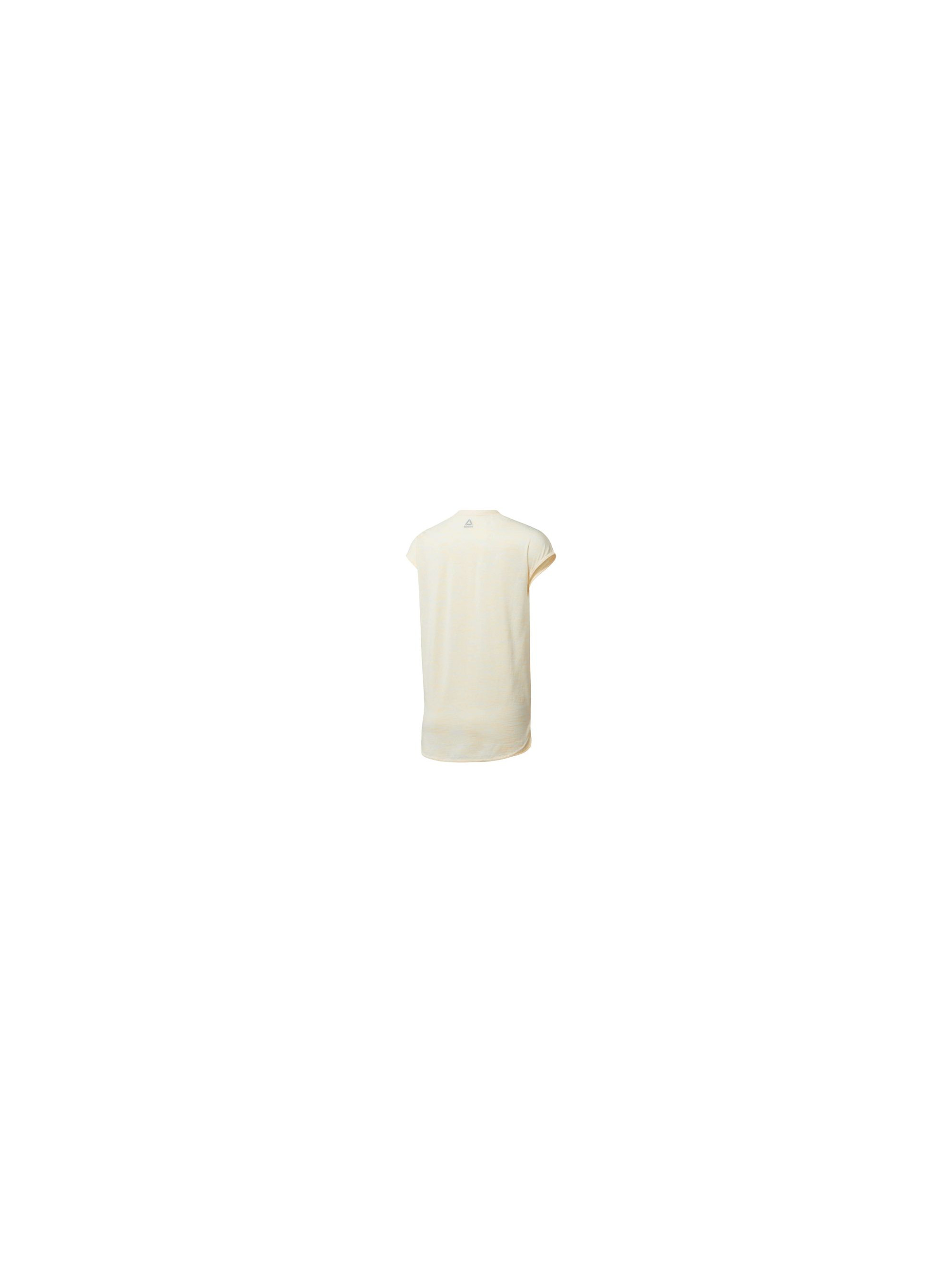 Reebok Damski T-shirt EL Marble Wygodny - Beżowy