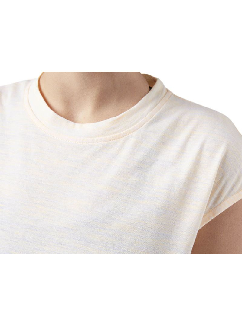 Reebok Damski T-shirt EL Marble Wygodny - Beżowy