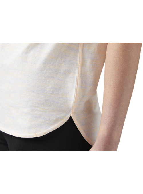 Reebok Damski T-shirt EL Marble Wygodny - Beżowy