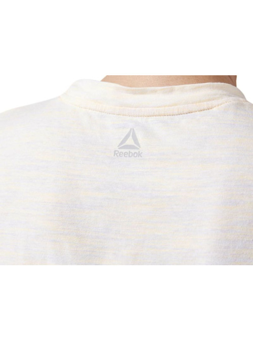Reebok Damski T-shirt EL Marble Wygodny - Beżowy