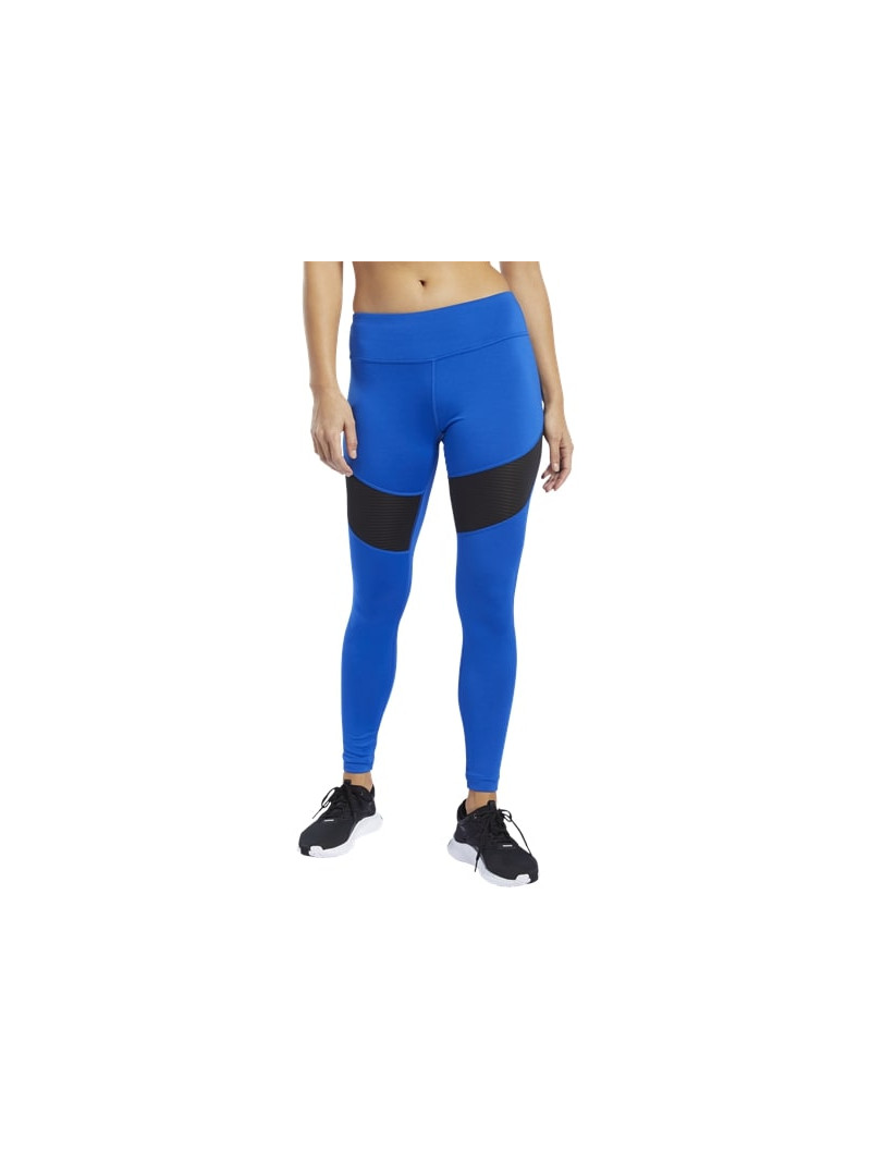 Reebok Legginsy Wor Mesh Tight Niebieskie – Kobiety | Kup Online