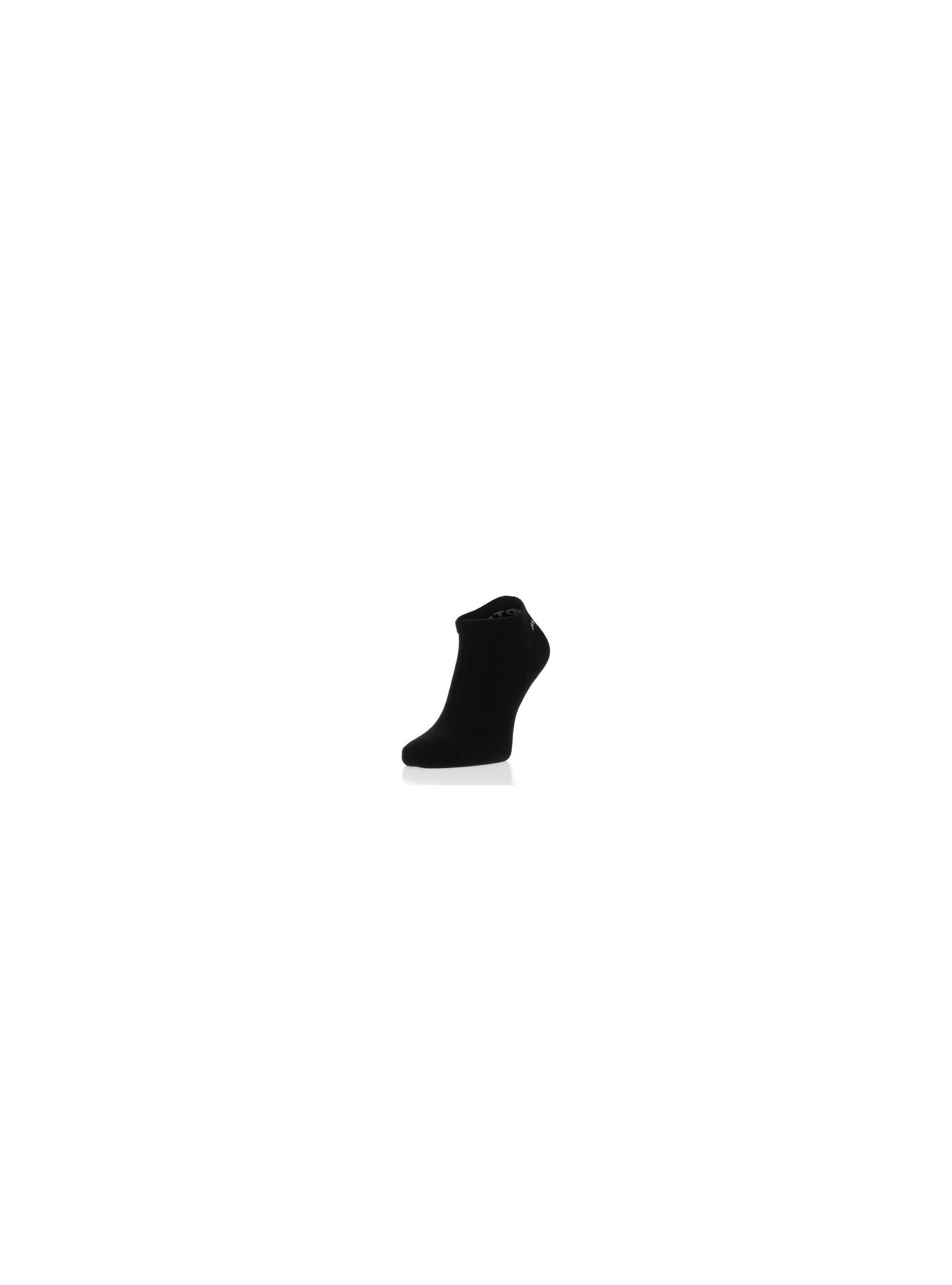 Monotox Męskie Skarpety NO SHOW SOCK BLACK 3PACK Czarny