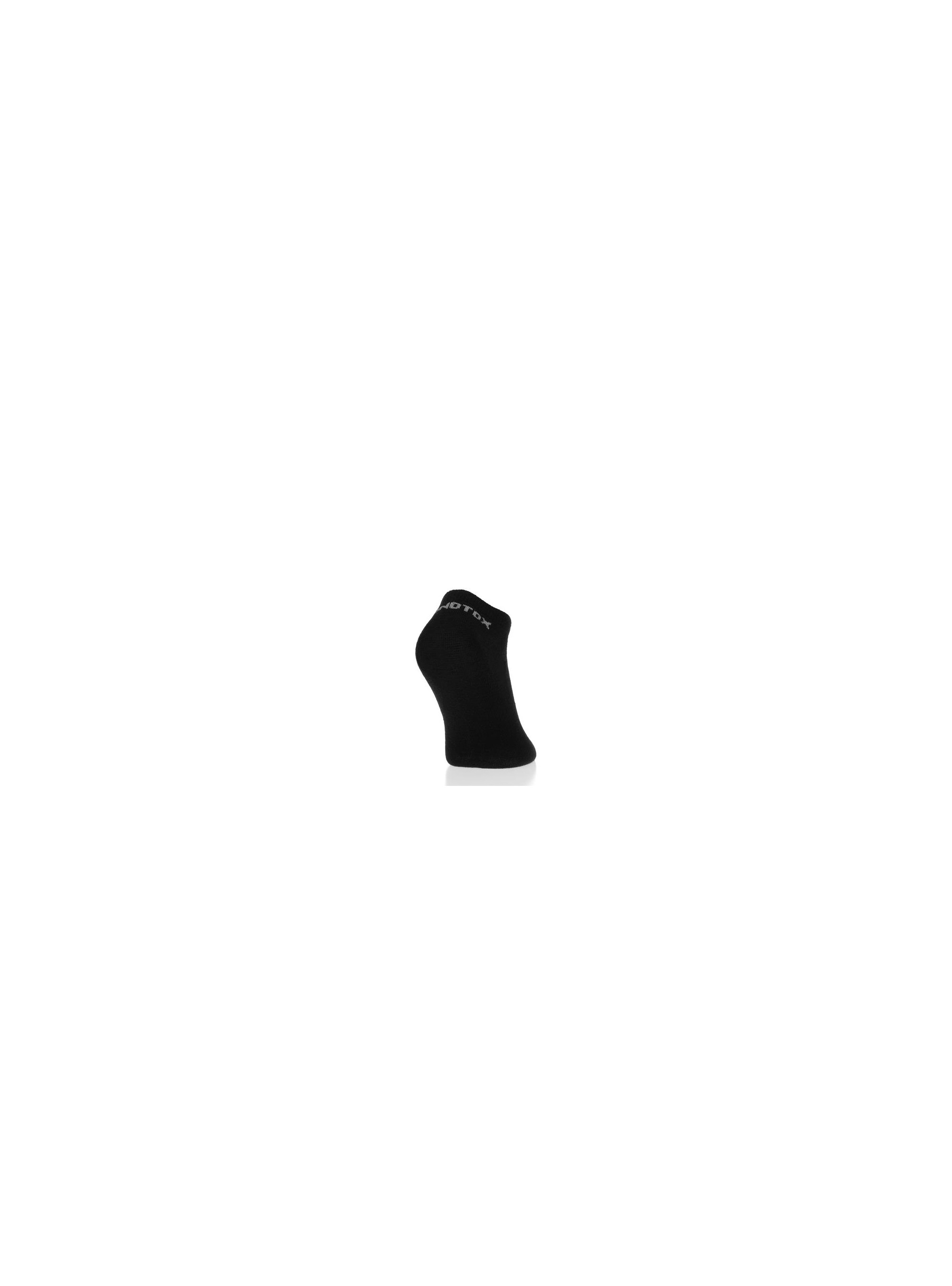 Monotox Męskie Skarpety NO SHOW SOCK BLACK 3PACK Czarny