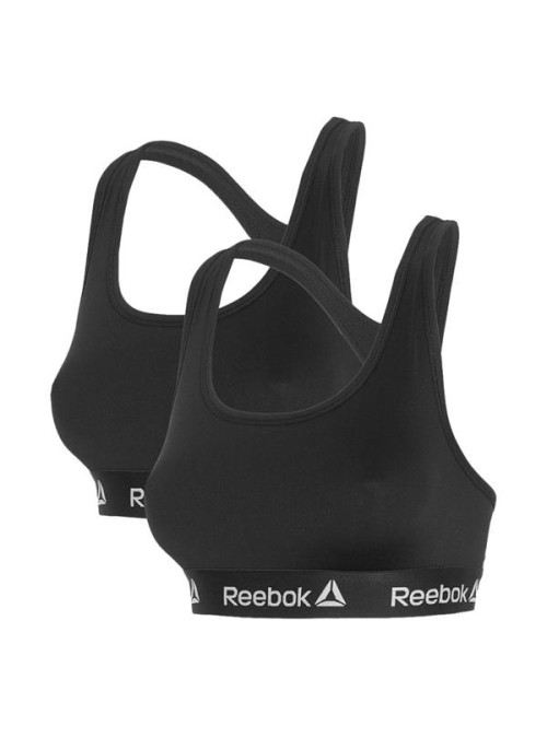 Reebok Damski Crop Top Performance 2pak - Czarny