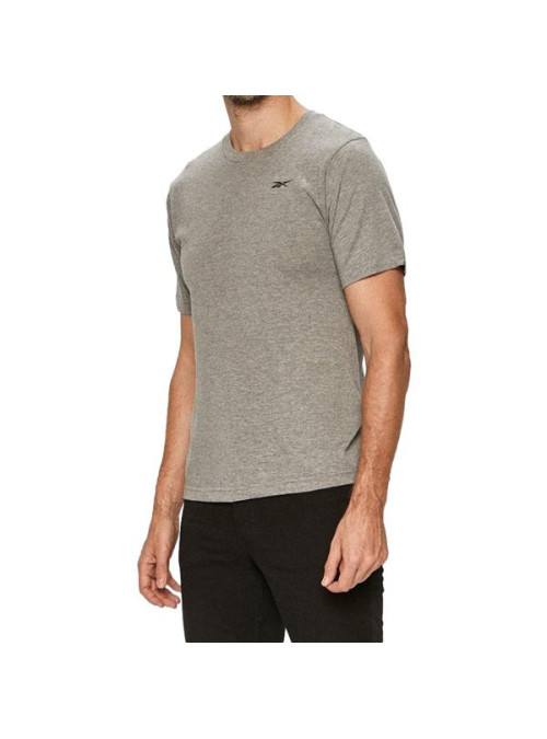 Reebok Męski T-shirt Crew Neck Santo - Szary