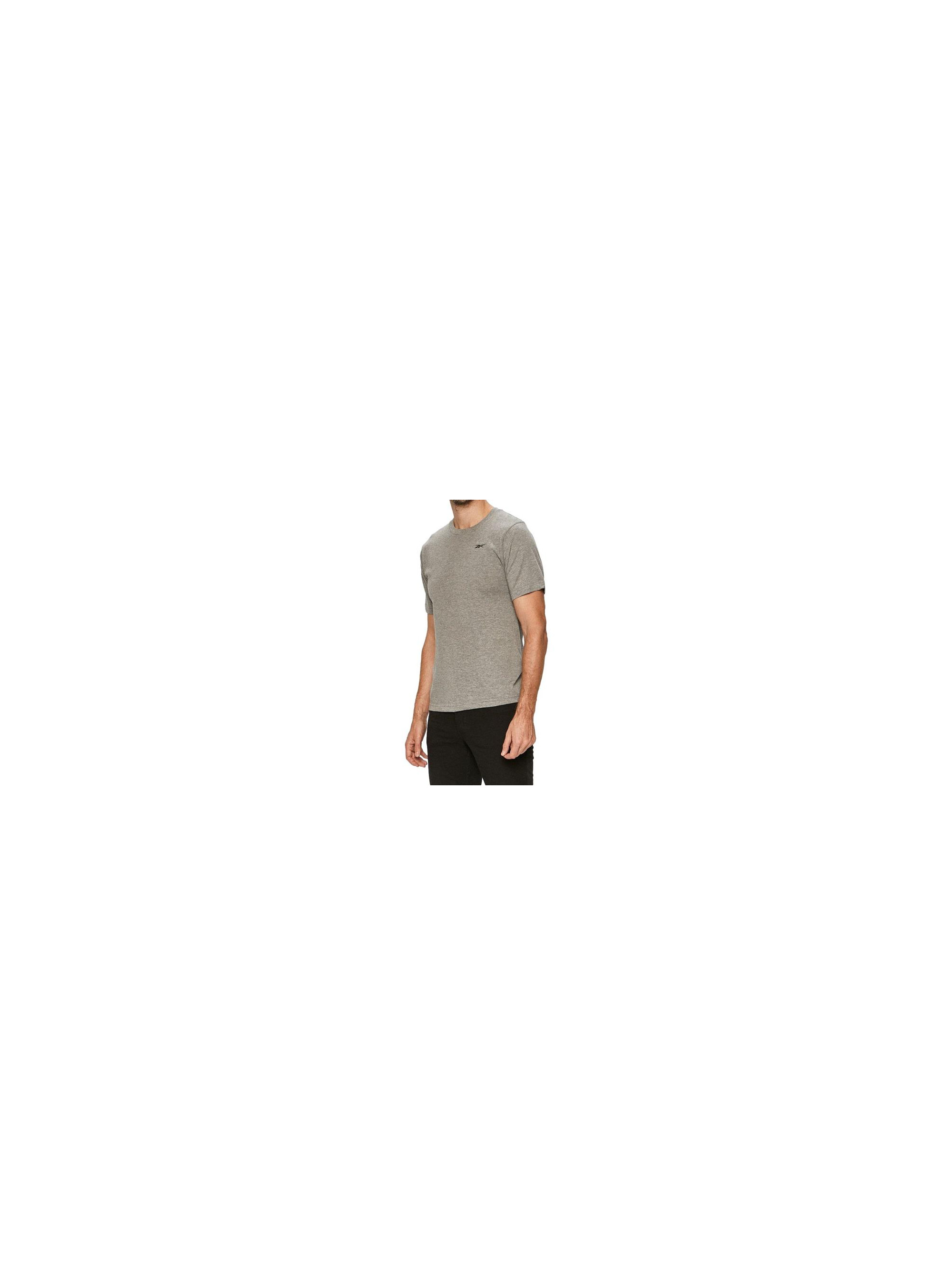 Reebok Męski T-shirt Crew Neck Santo - Szary