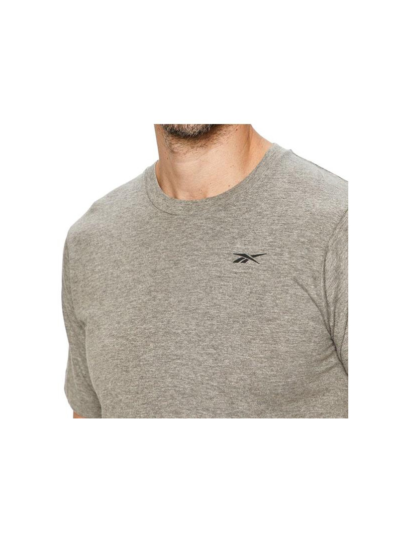 Reebok Męski T-shirt Crew Neck Santo - Szary