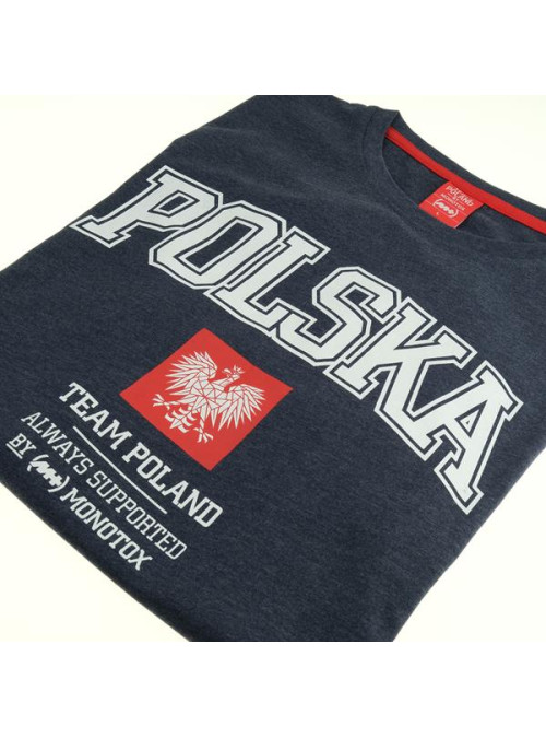 Monotox POLSKA COLLEGE NAVY MEL M-TS-03TP-03