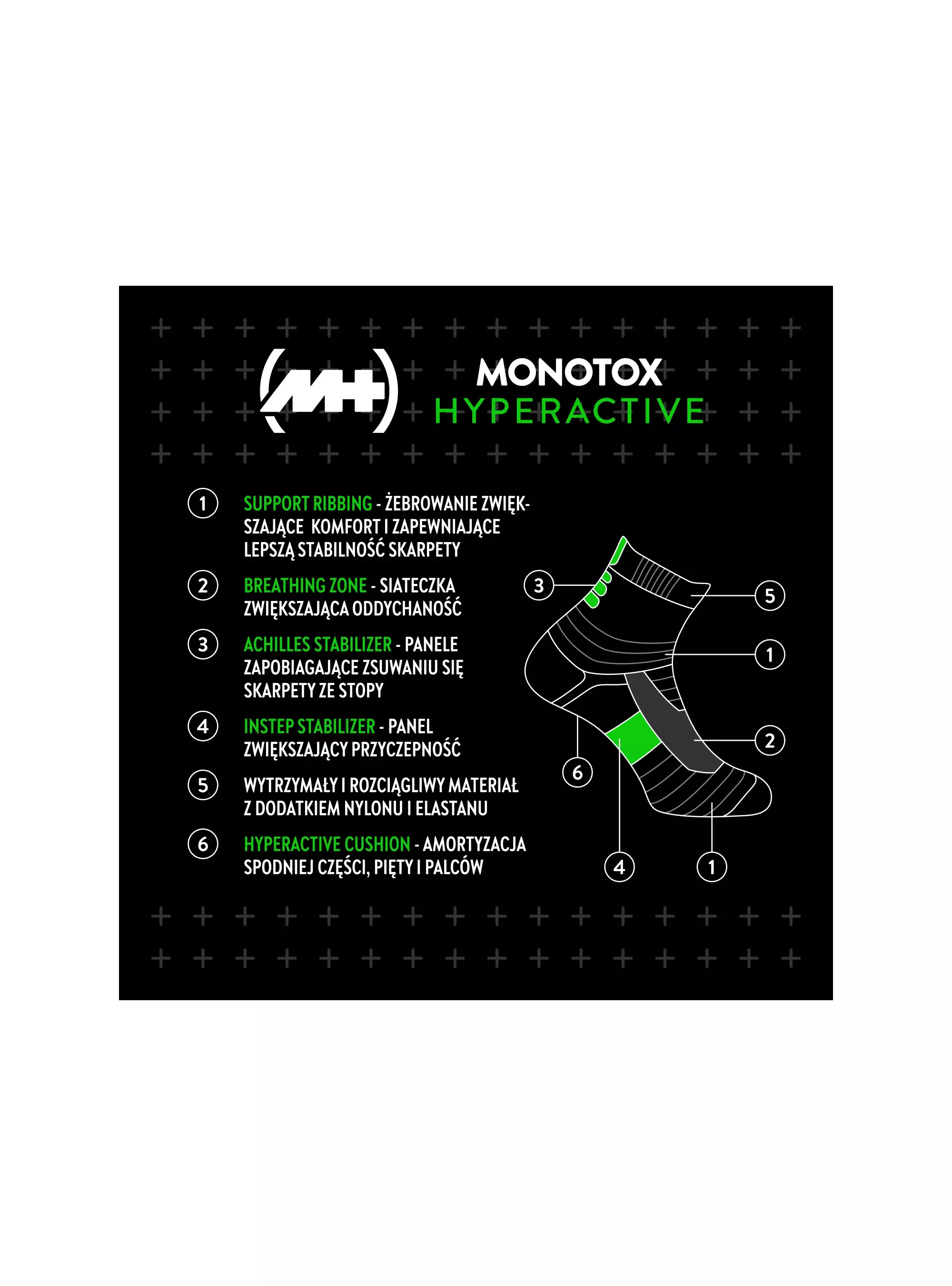 Monotox HYPERACTIVE WHITE 2PACK MX20009