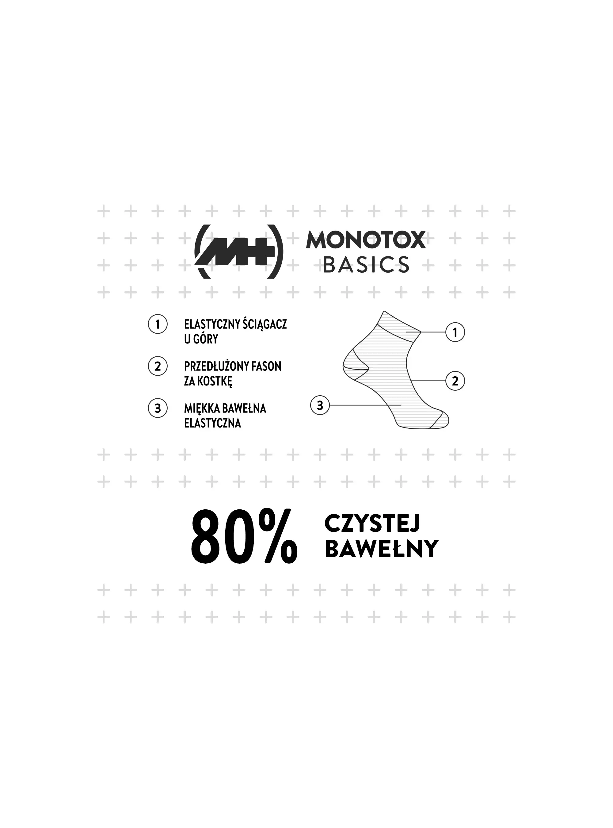 Monotox ANKLE SOCKS MIX 3PACK MX20007