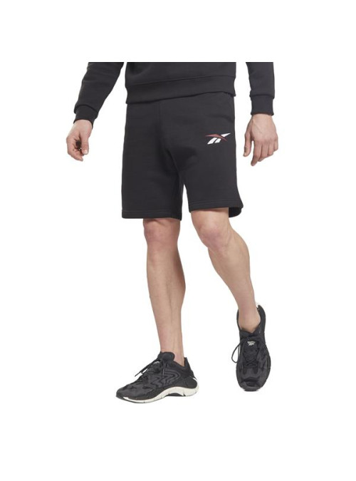Reebok Męskie Szorty Te Vector Fleece Sh HI0584 Czarny | Sklep Monotox