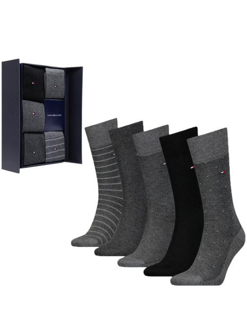 Tommy Hilfiger TH MEN SOCK 5P GIFTBOX BIRDEYE 701224442003