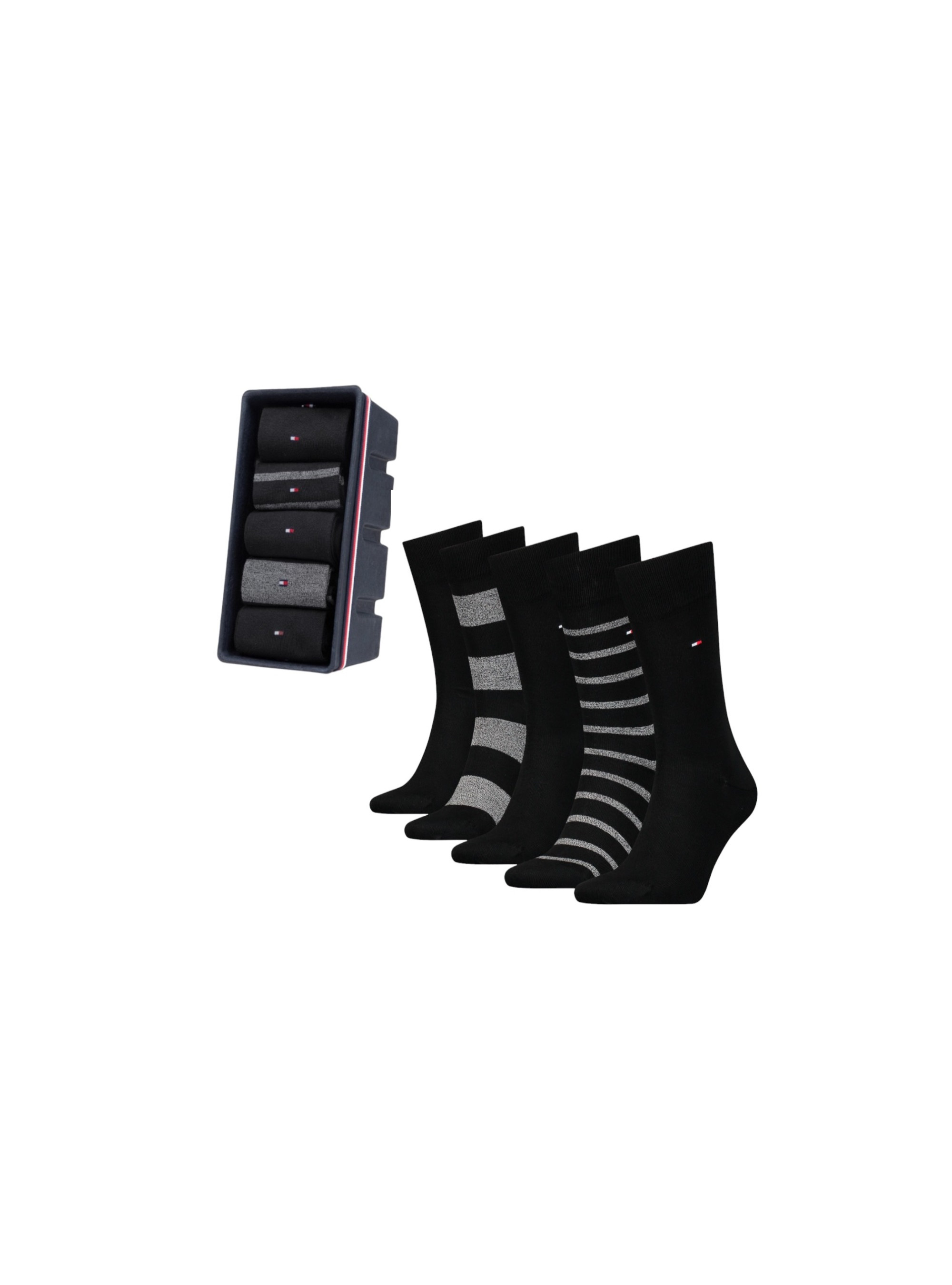 Tommy Hilfiger TH MEN SOCK 5P GIFTBOX MOULINE 701224443002