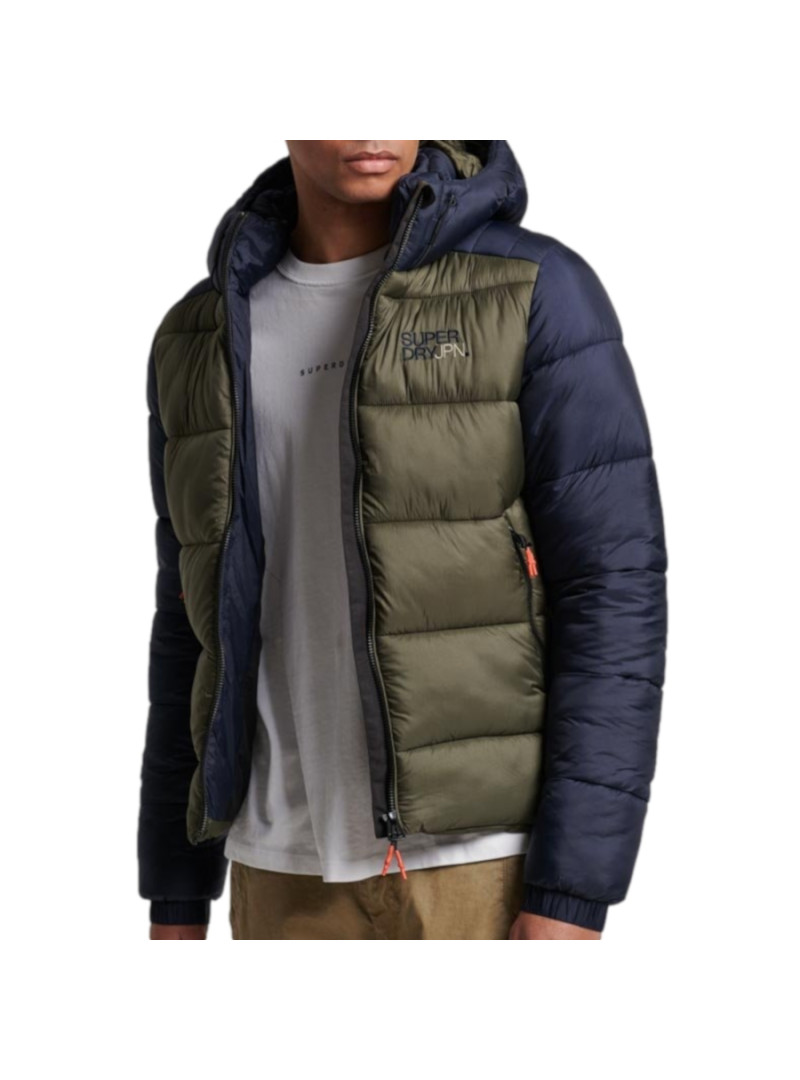 Superdry HOOD COLOUR BLOCK SPORT PUFFER M5011752A9UK