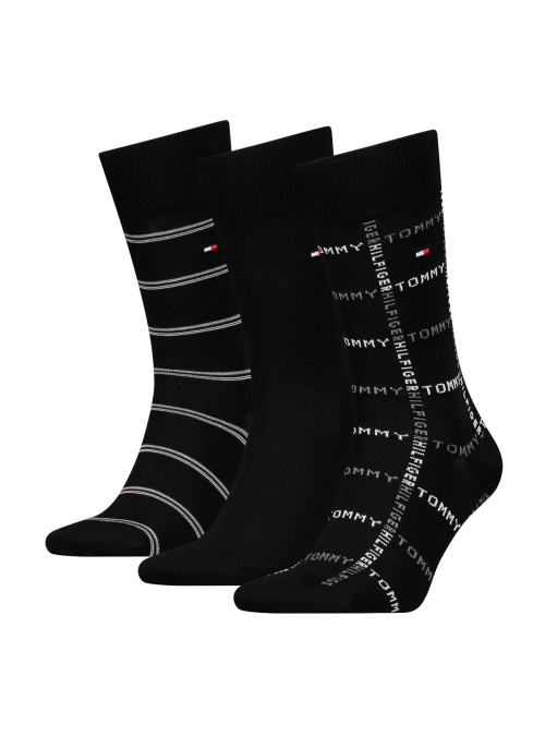 Tommy Hilfiger TH MEN SOCK 3P GIFTBOX GRID ST 701224445002