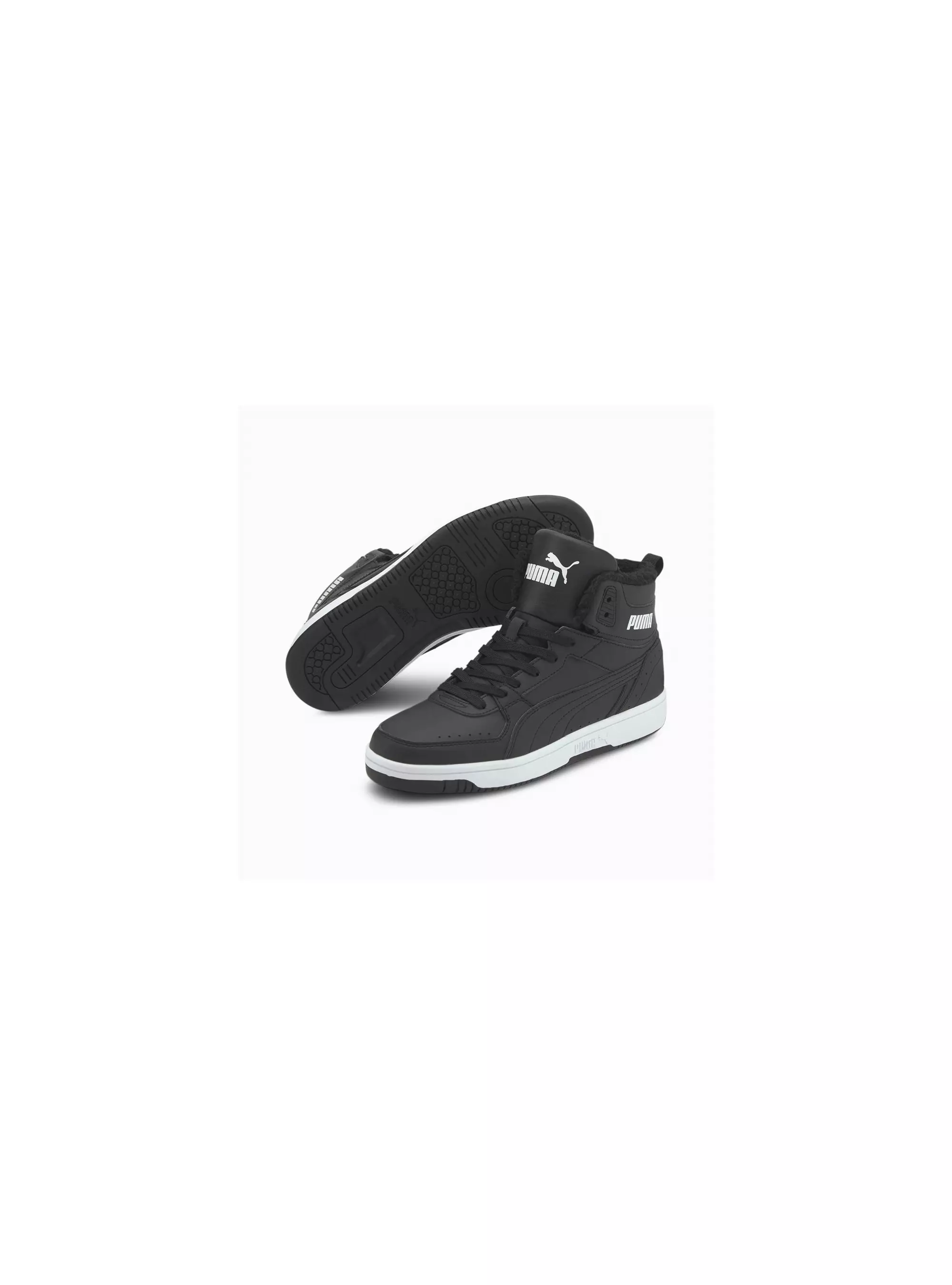 Puma Męskie Sneakersy REBOUND JOY FUR Czarny