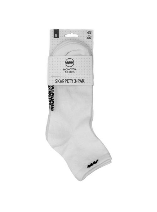 Monotox SNEAKER SOCK WHITE 3PACK SKS20ZKW