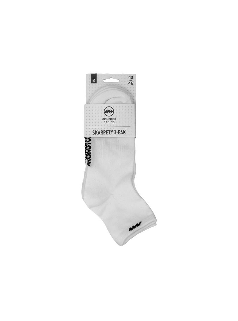 Monotox SNEAKER SOCK WHITE 3PACK SKS20ZKW