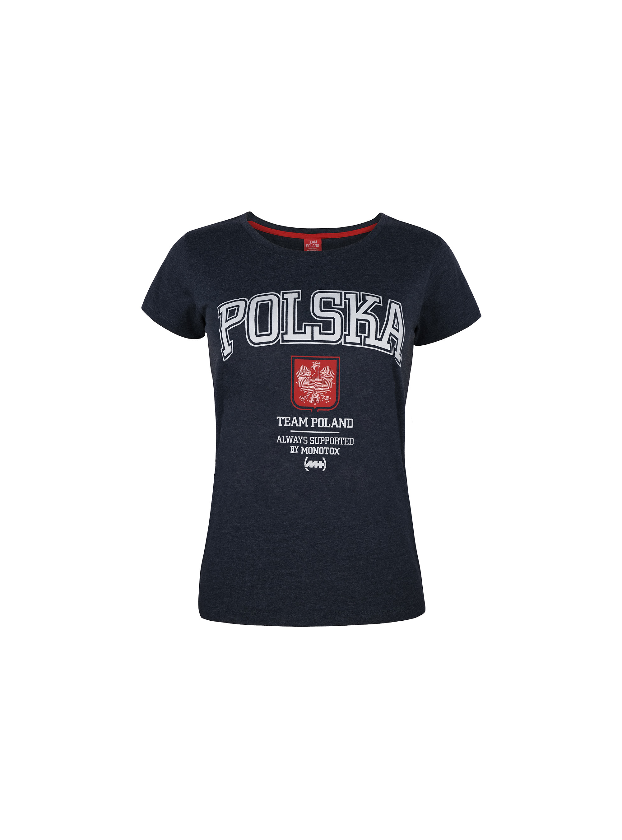 Monotox Damski T-shirt POLSKA COLLEGE W NAVY M Granatowy