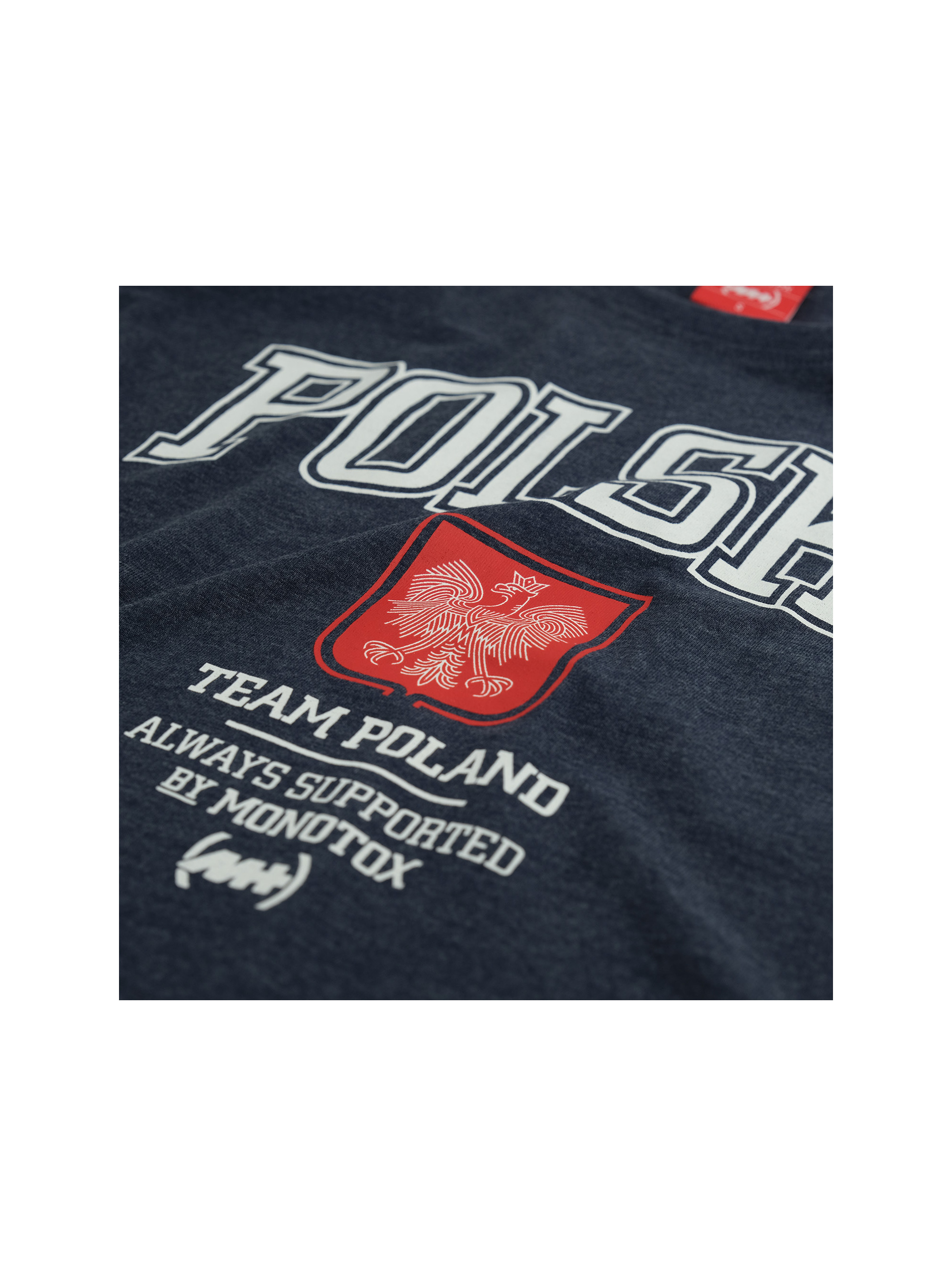 Monotox Damski T-shirt POLSKA COLLEGE W NAVY M Granatowy