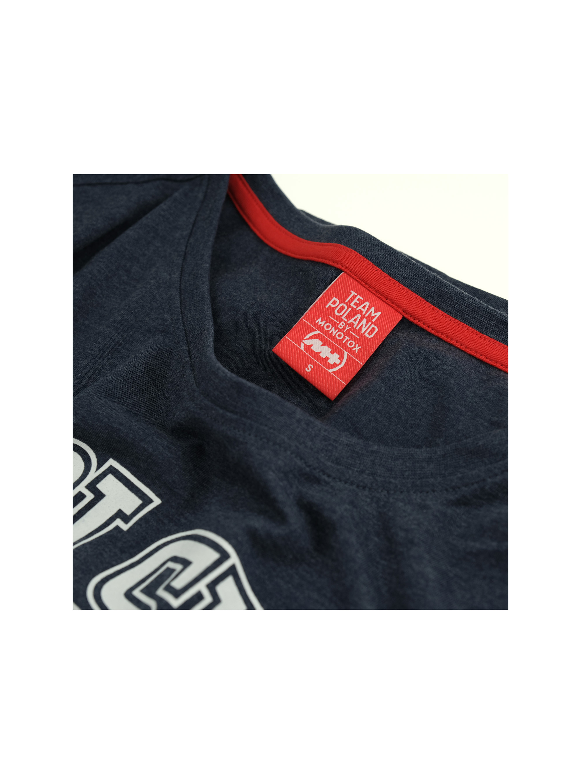 Monotox Damski T-shirt POLSKA COLLEGE W NAVY M Granatowy