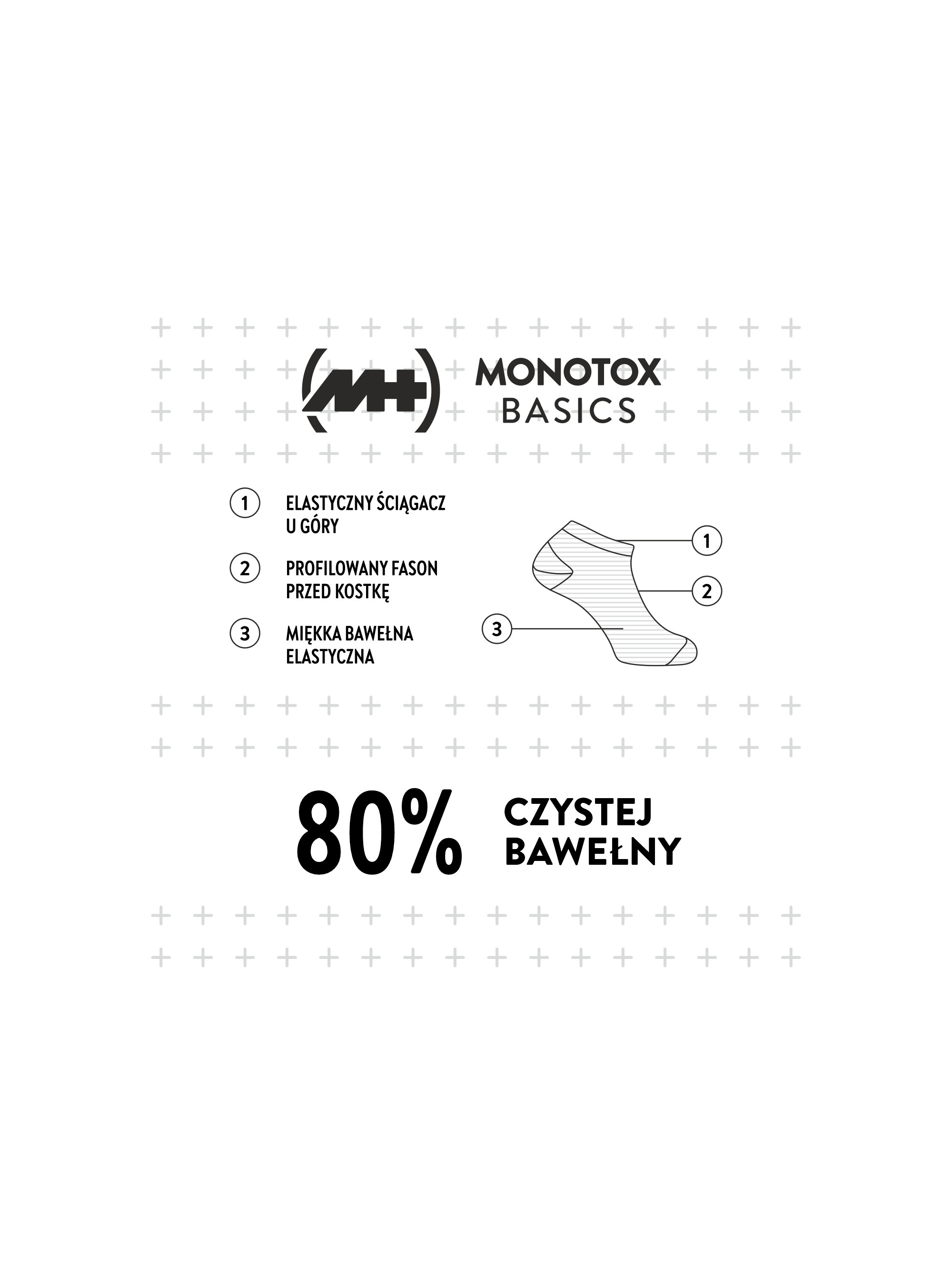 Monotox NO SHOW SOCK MIX 3PACK SKS20PKM