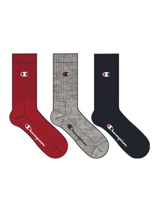 Champion 3 PACK CREW SOCKS U24558RS010