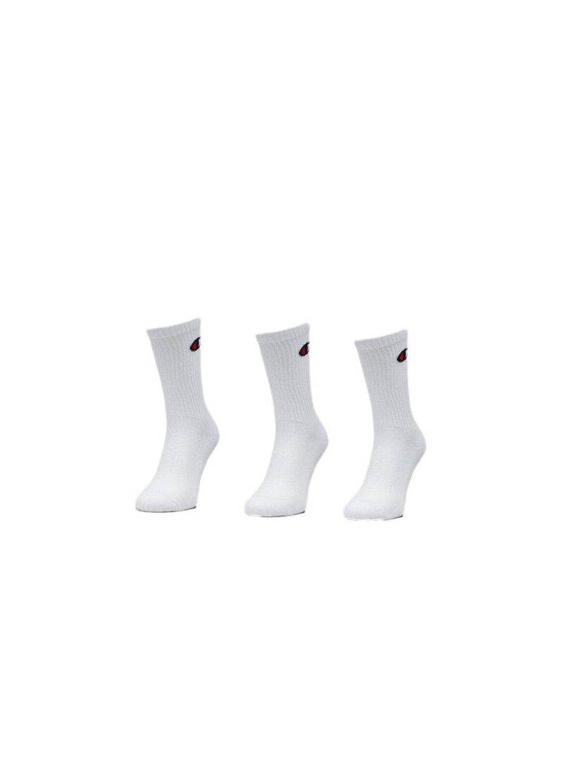 Champion Męskie Skarpety Klasyczne 3 Pack Crew Socks - Białe