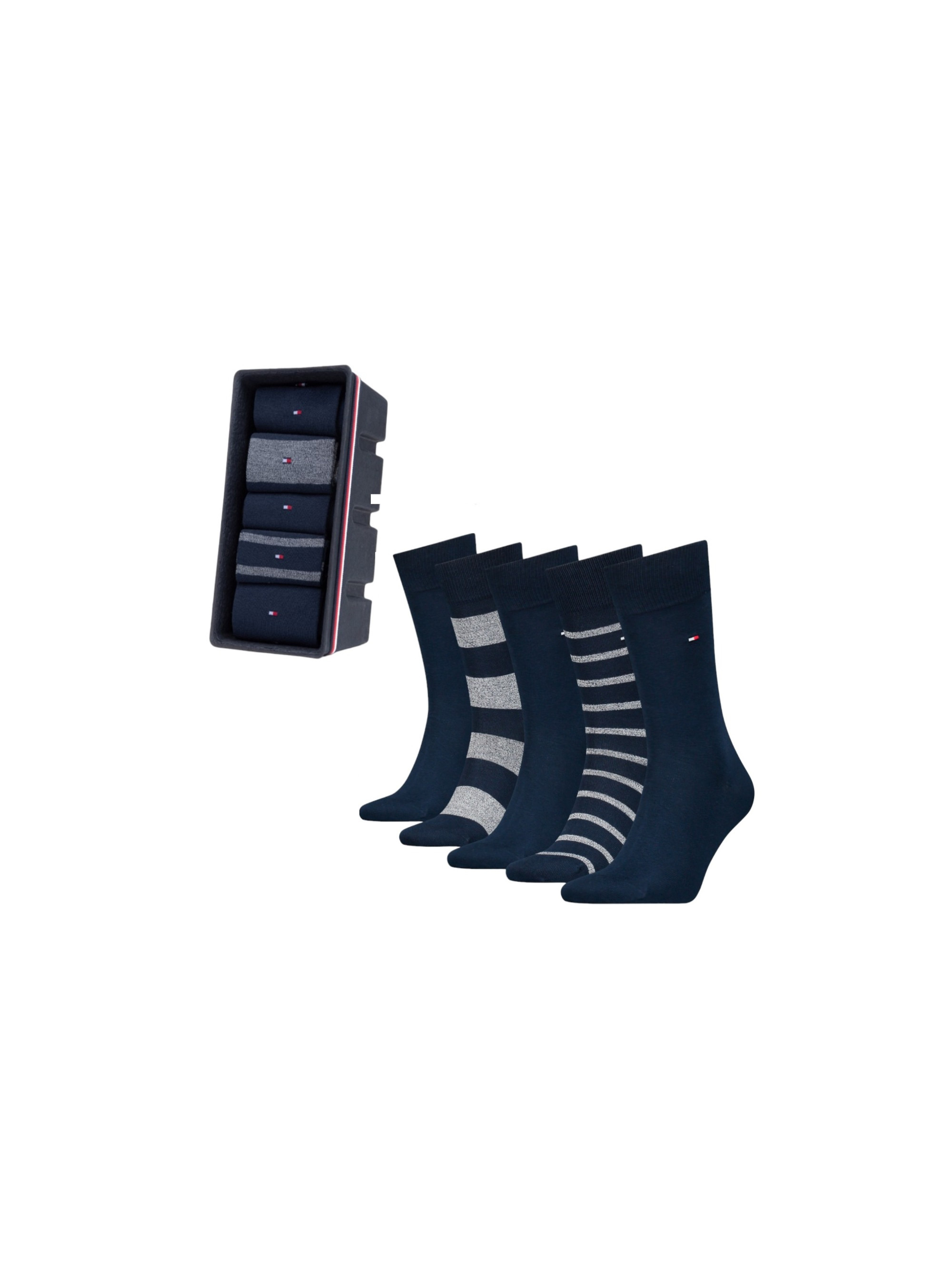 Tommy Hilfiger TH MEN SOCK 5P GIFTBOX MOULINE 701224443001