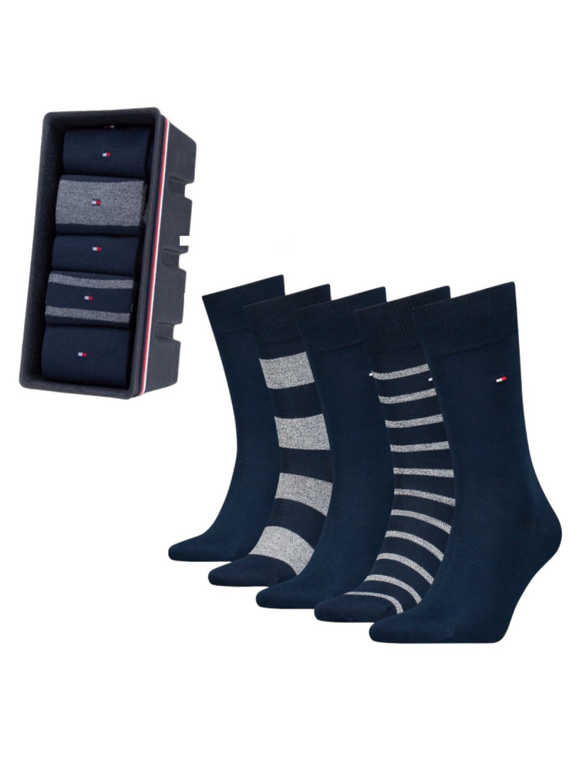 Tommy Hilfiger TH MEN SOCK 5P GIFTBOX MOULINE 701224443001