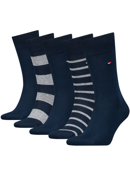 Tommy Hilfiger TH MEN SOCK 5P GIFTBOX MOULINE 701224443001