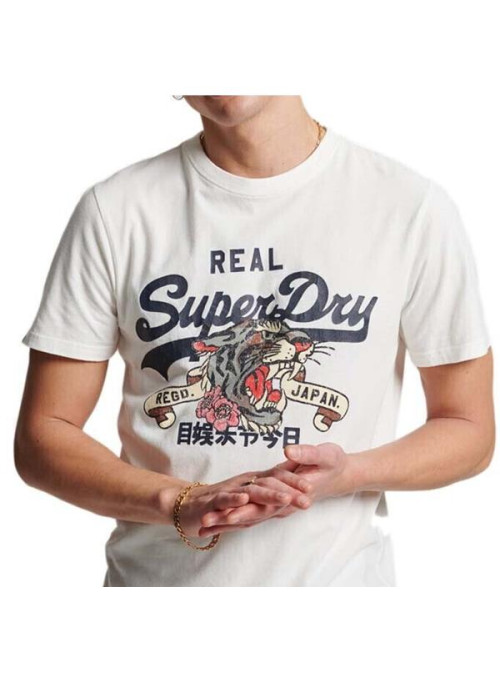 Superdry VINTAGE VL NARRATIVE TEE M1011712A