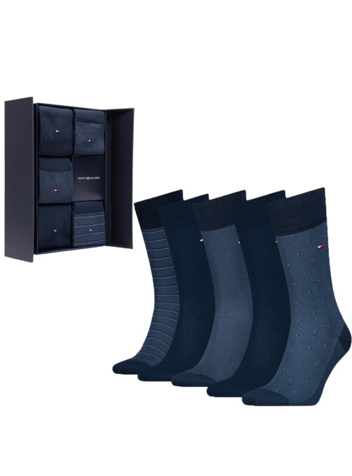 Tommy Hilfiger TH MEN SOCK 5P GIFTBOX BIRDEYE 701224442001