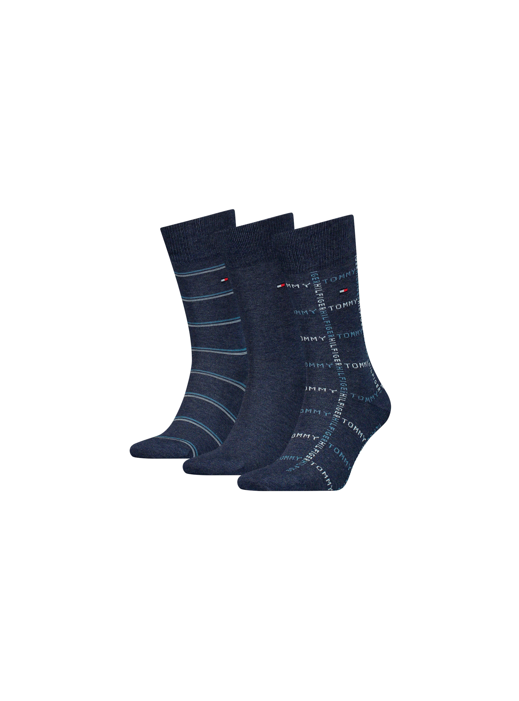 Tommy Hilfiger TH MEN SOCK 3P GIFTBOX GRID ST 701224445003