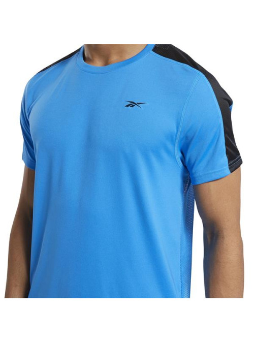 Reebok Męski T-shirt Wor Ss Tech Tee Niebieski | Oficjalny sklep | Monotox