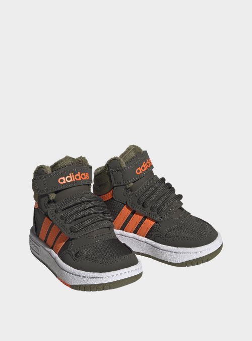 Adidas Dziecięce Sneakersy Hoops Mid 3.0 Ac I GW4480 Zielony | Sklep Monotox