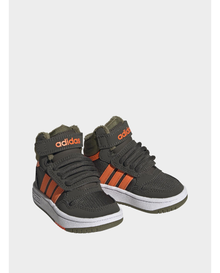 Adidas Dziecięce Sneakersy Hoops Mid 3.0 Ac I GW4480 Zielony | Sklep Monotox