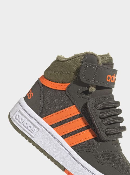 Adidas Dziecięce Sneakersy Hoops Mid 3.0 Ac I GW4480 Zielony | Sklep Monotox