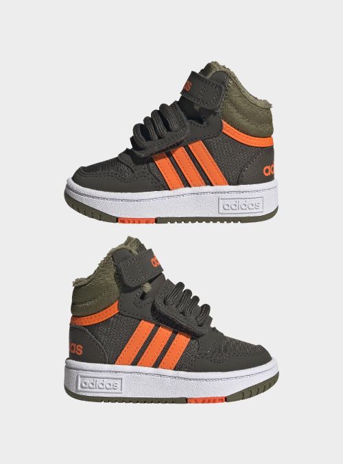 Adidas Dziecięce Sneakersy Hoops Mid 3.0 Ac I GW4480 Zielony | Sklep Monotox